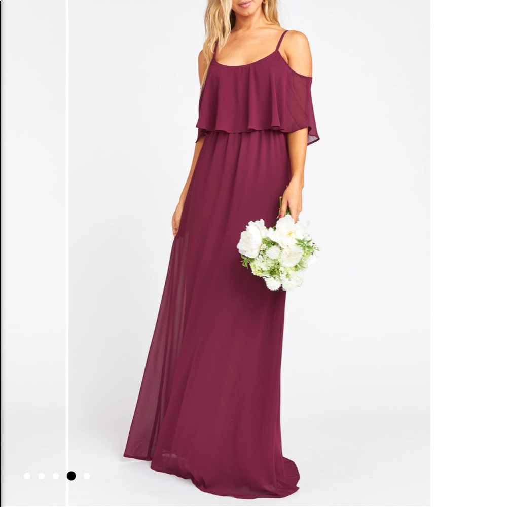 Show me your mumu Caitlin Ruffle Maxi Dress